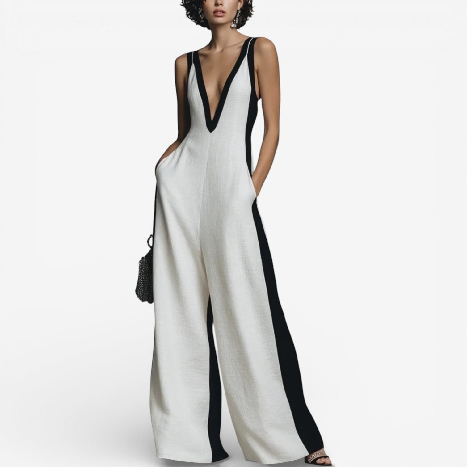 Maybelle™ Tuta elegante bicolore