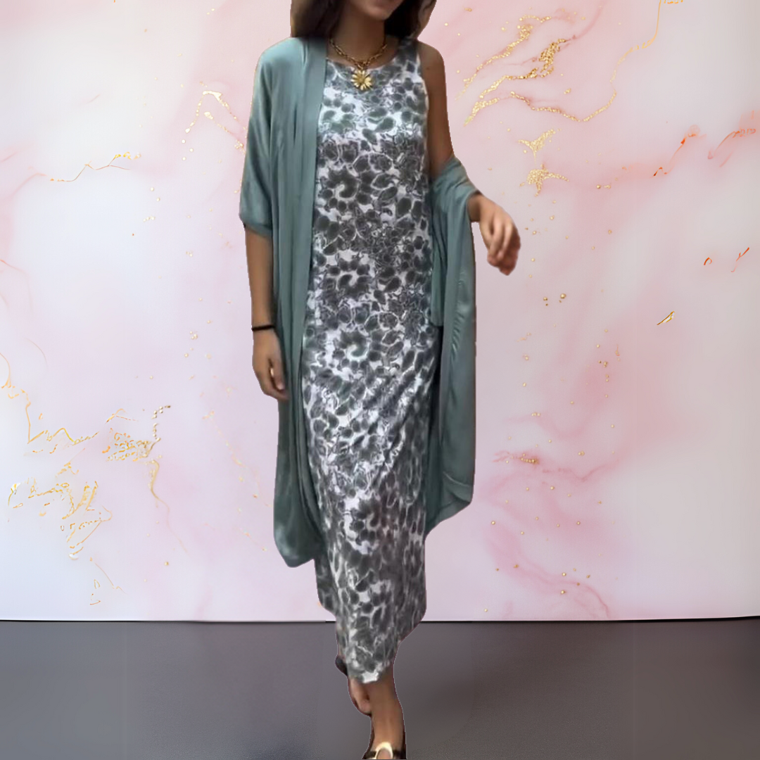Melanie™ | Abito Elegante con Cardigan