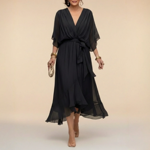 Monica - Vestito con scollo a V