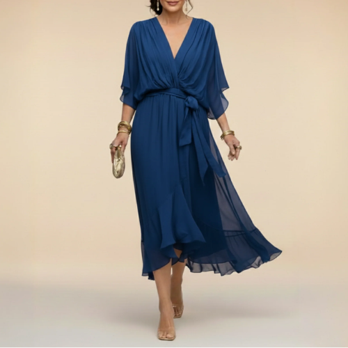 Monica - Vestito con scollo a V