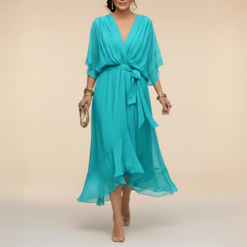 Monica - Vestito con scollo a V