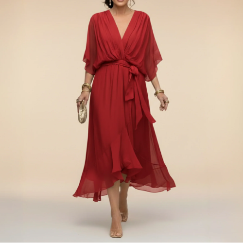 Monica - Vestito con scollo a V