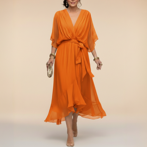 Monica - Vestito con scollo a V