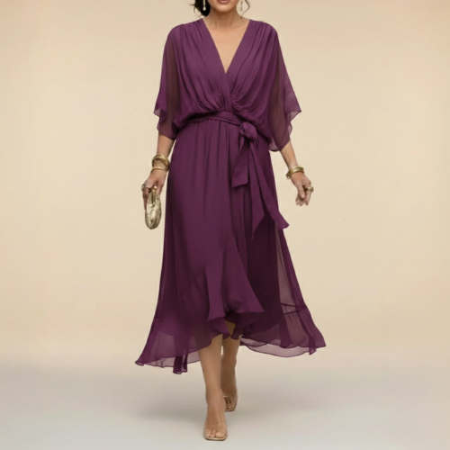 Monica - Vestito con scollo a V