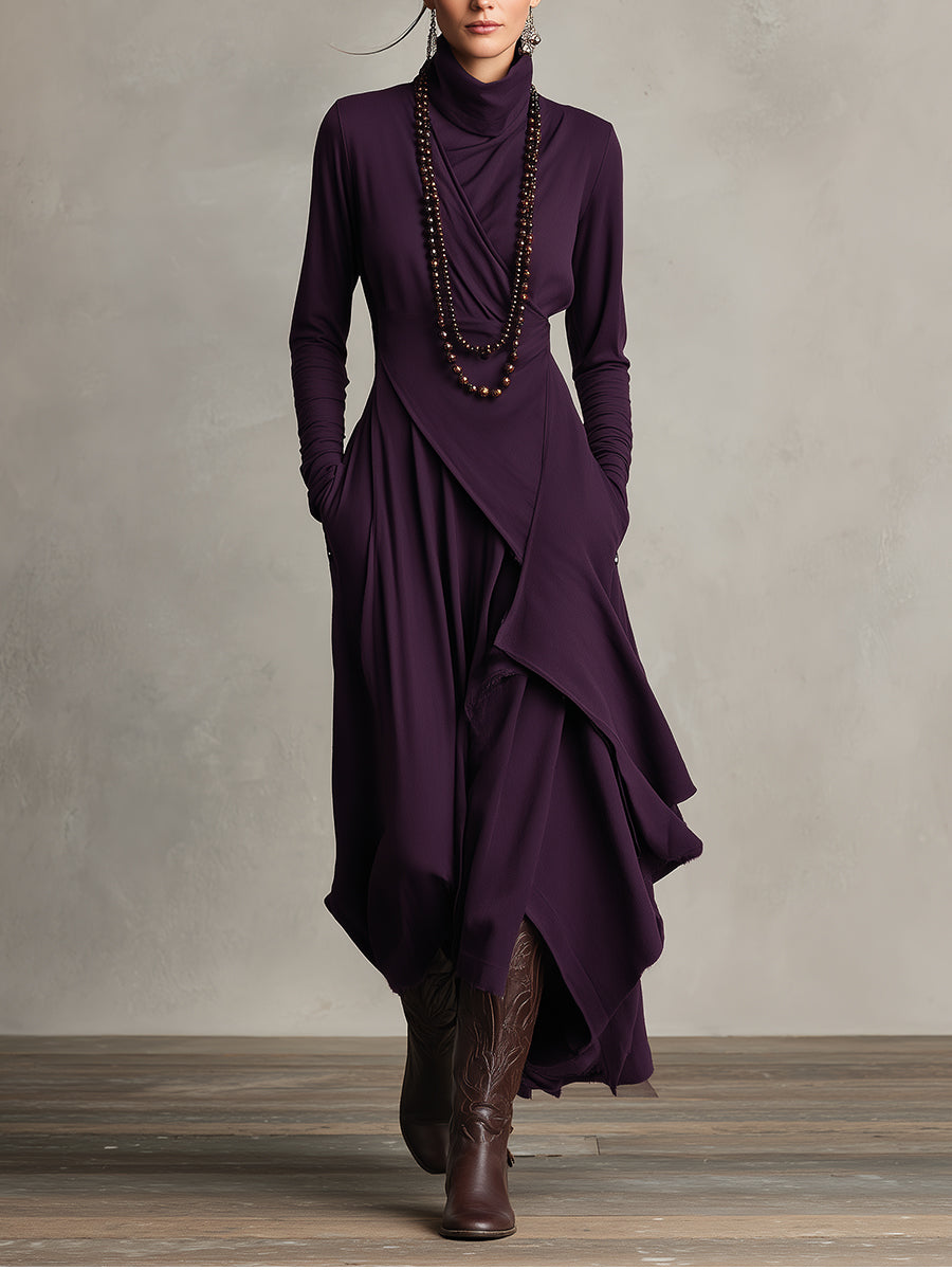 Natalie | Abito Drappeggiato Elegante