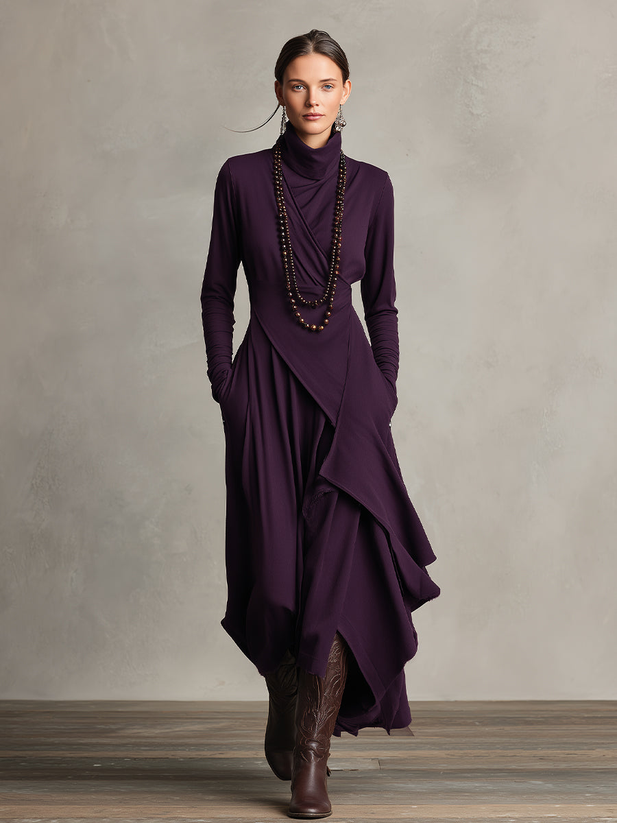 Natalie | Abito Drappeggiato Elegante