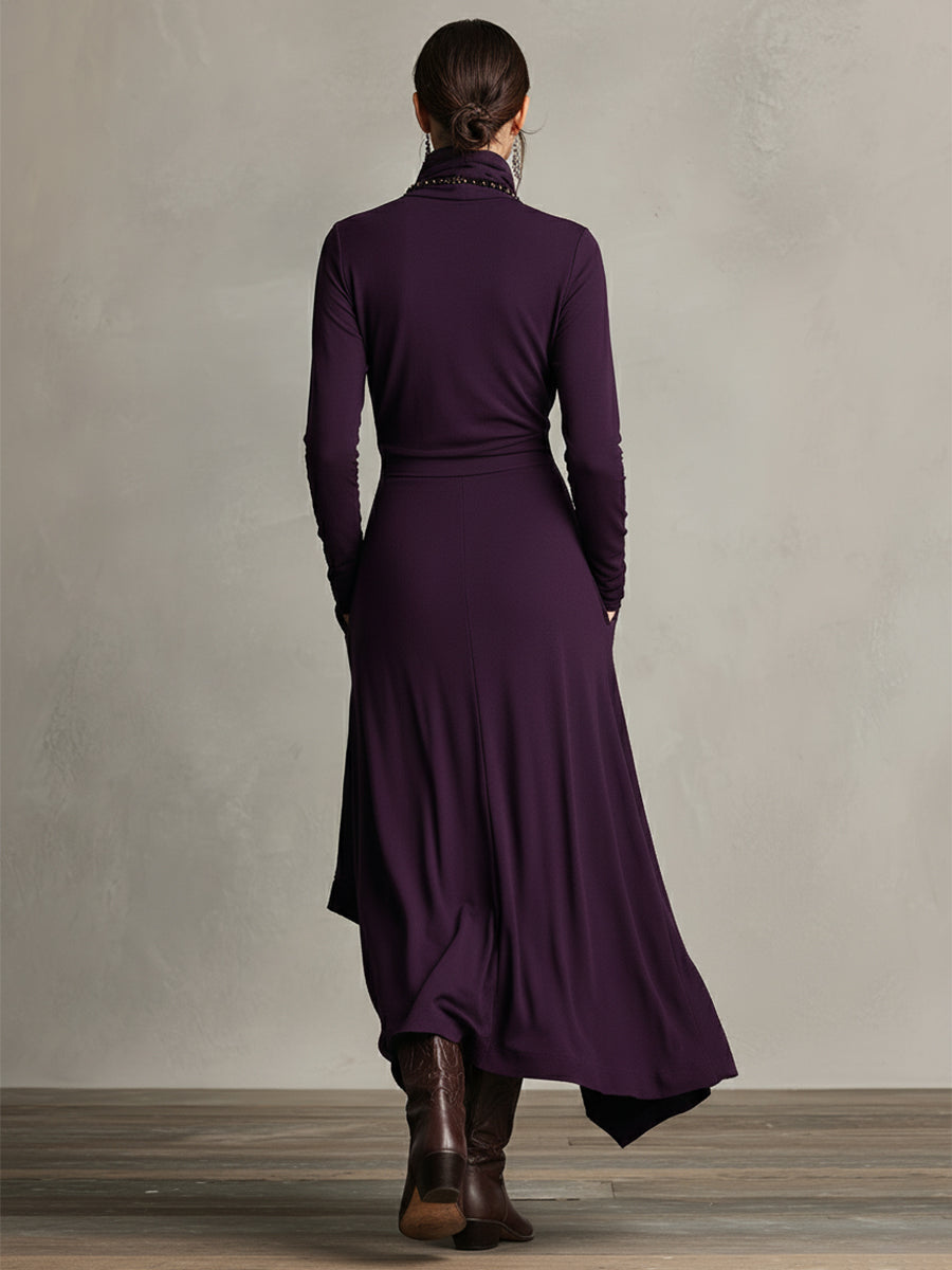 Natalie | Abito Drappeggiato Elegante