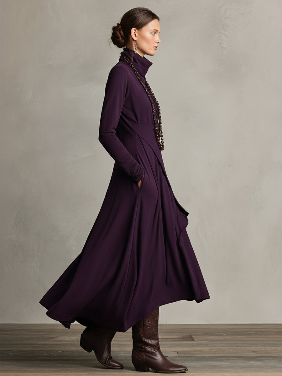 Natalie | Abito Drappeggiato Elegante