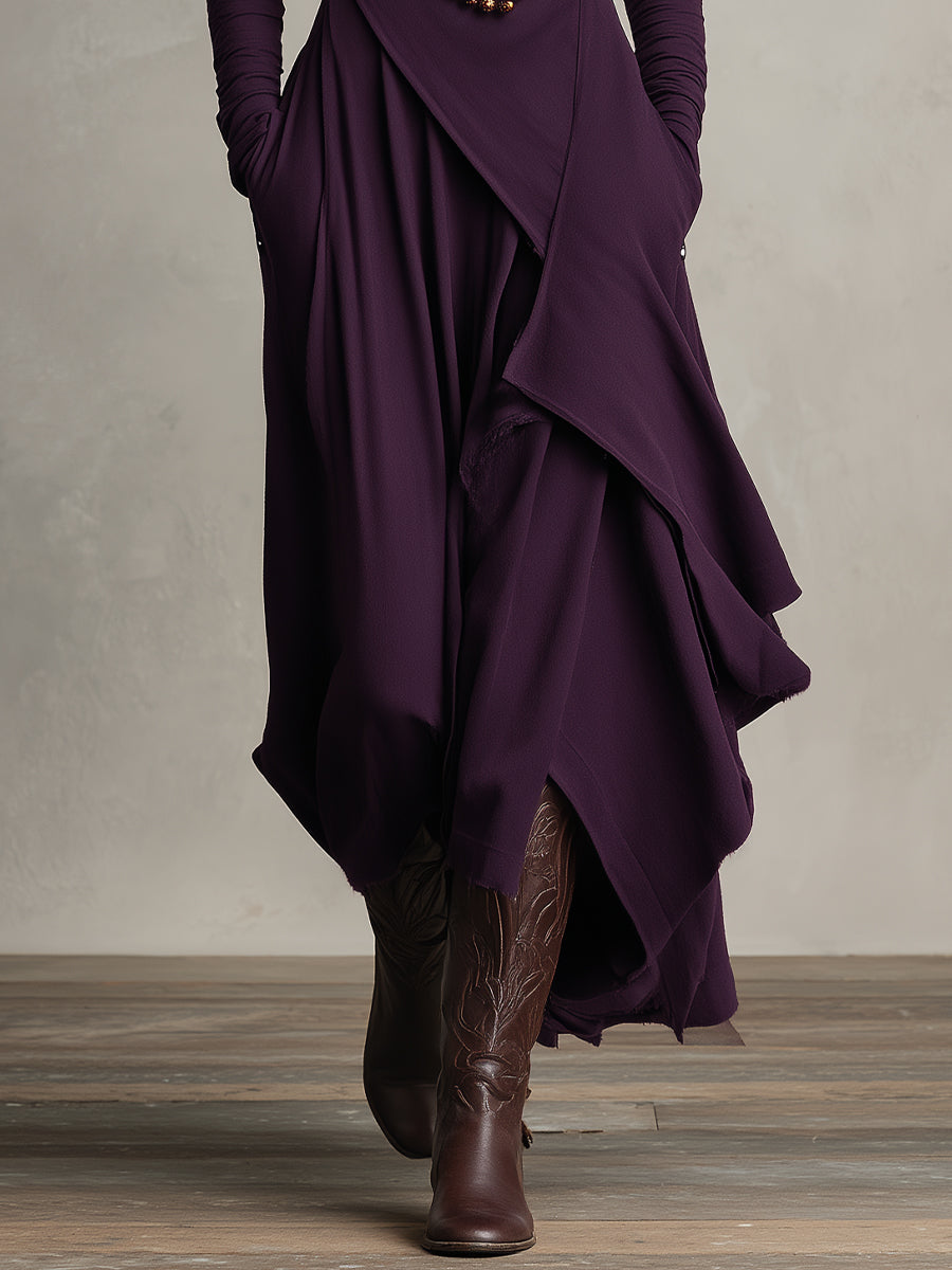 Natalie | Abito Drappeggiato Elegante