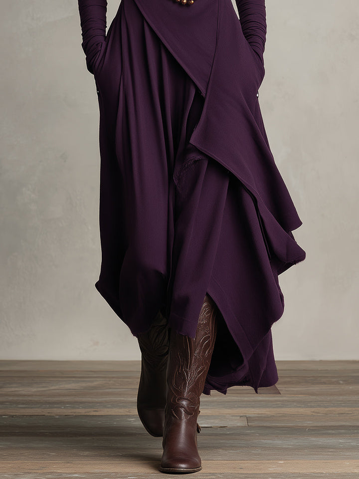 Natalie | Abito Drappeggiato Elegante