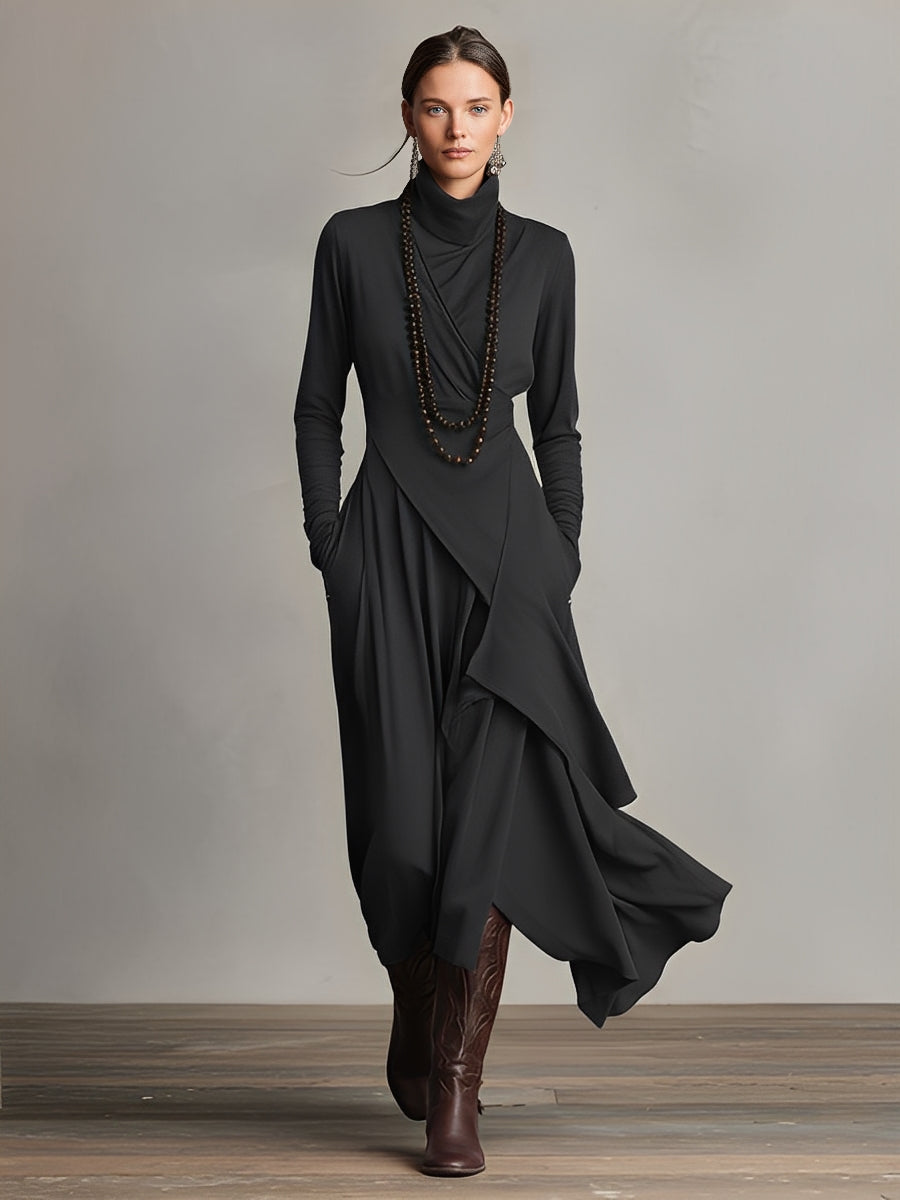 Natalie | Abito Drappeggiato Elegante