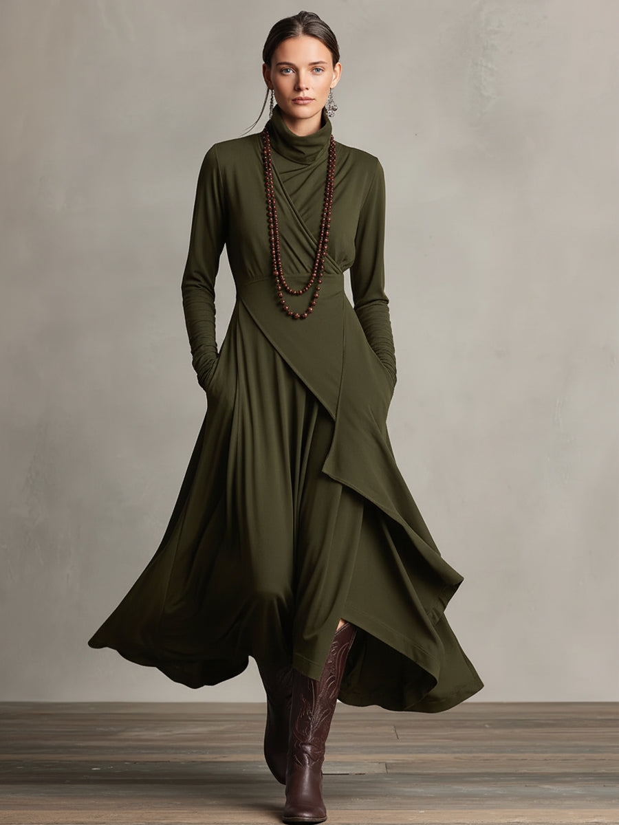 Natalie | Abito Drappeggiato Elegante