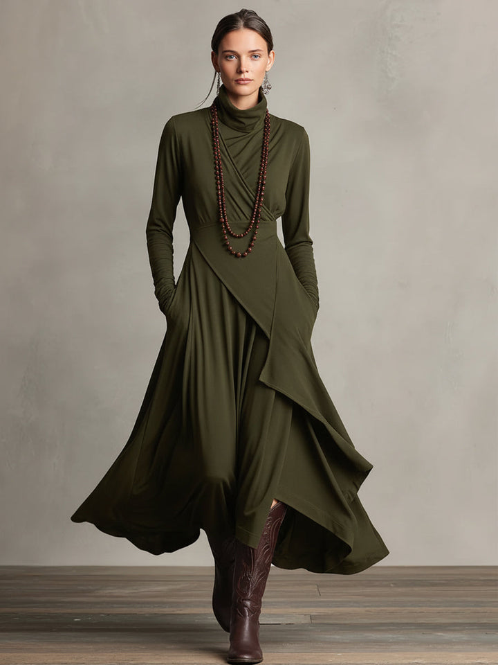 Natalie | Abito Drappeggiato Elegante
