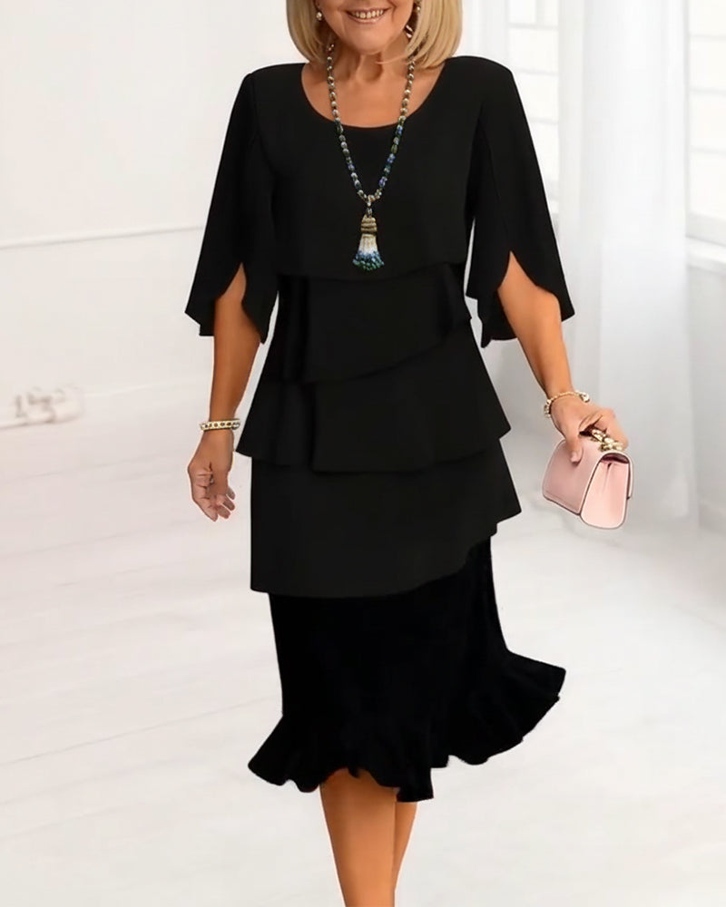 Patricia | Vestito Elegante con Volant