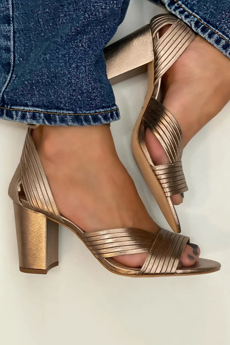 SANDALI A FASCIA ELEGANTI