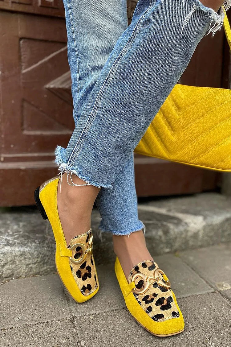 STELLE | Mocassino con stampa animale