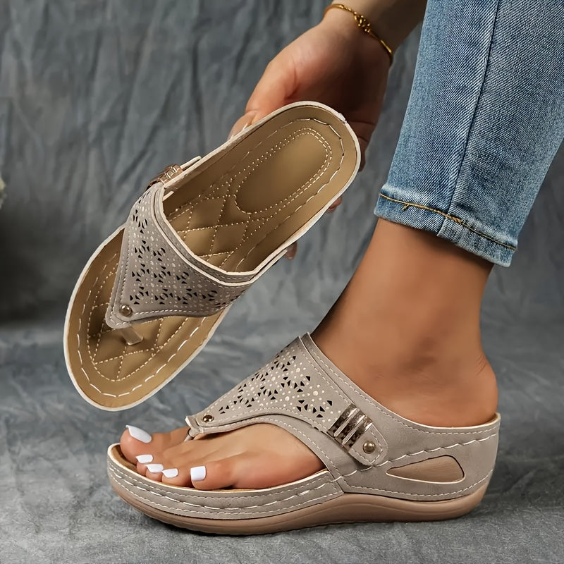 Sophia | Sandali Wedge Confortevoli