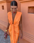 Sophia™ | Abito Elegante Plissettato
