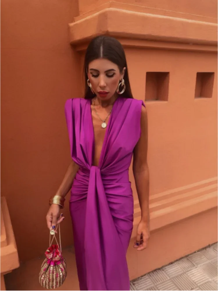 Sophia™ | Abito Elegante Plissettato
